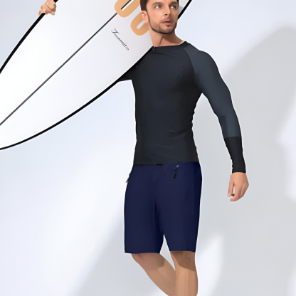 Beach Zipper Pockets Shorts-Waves And Trunks
