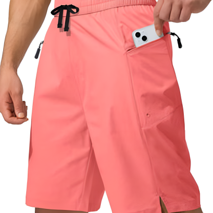 Beach Zipper Pockets Shorts-Waves And Trunks