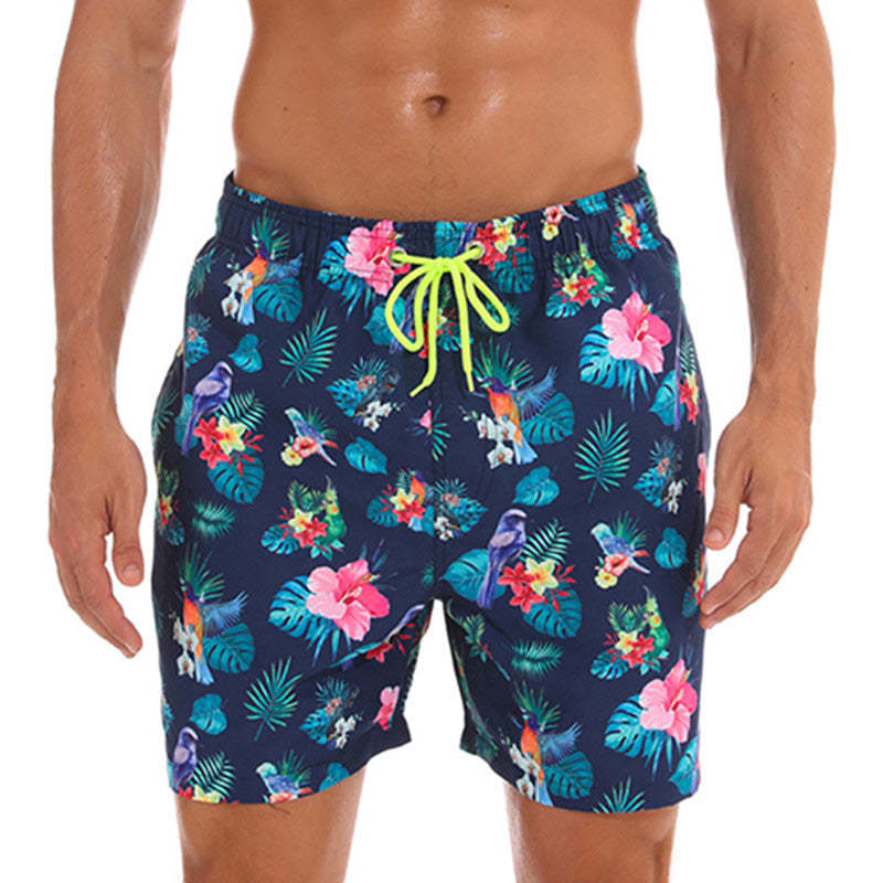 Paradise Print Beach Shorts-Waves And Trunks