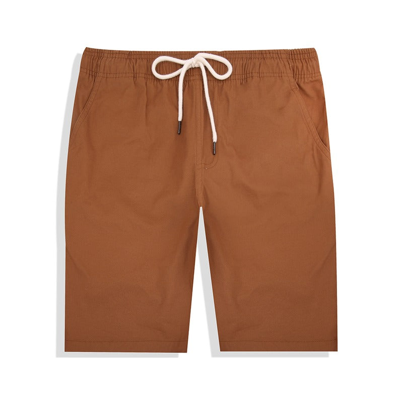 Summer Mens Cotton Casual Shorts-Waves And Trunks