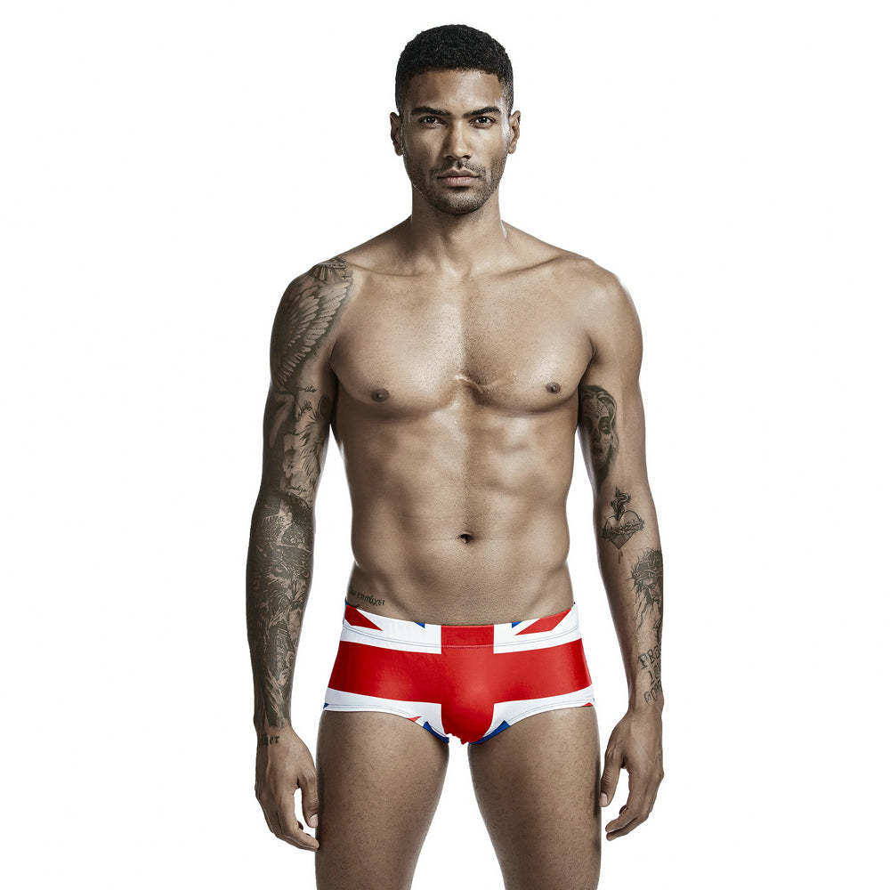 UK Flag String Summer Brief-Waves And Trunks