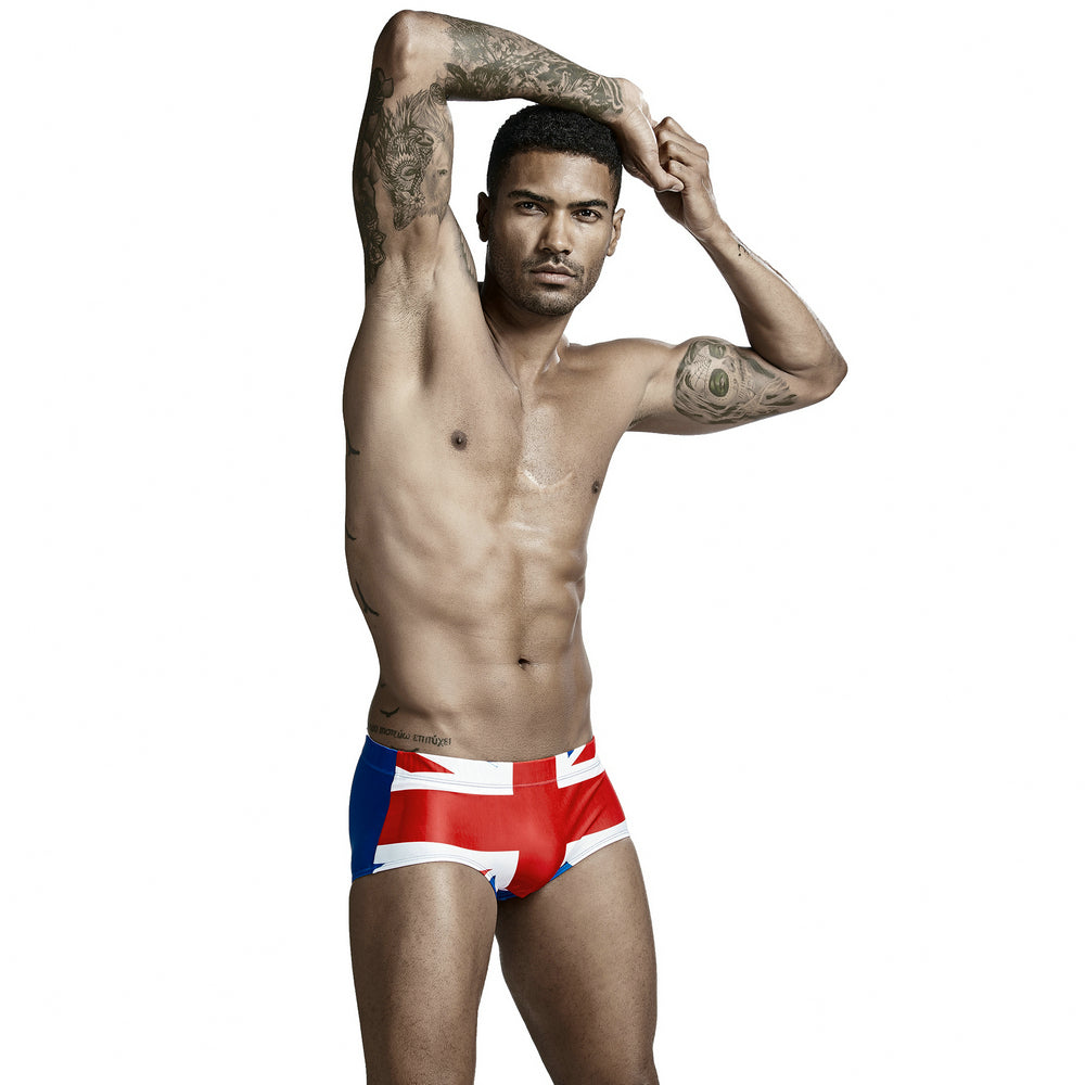 UK Flag String Summer Brief-Waves And Trunks