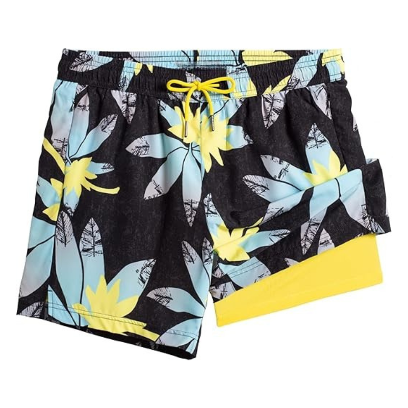 Drawstring Swim Trunks – Comfort Fit Swim Trunks for Men