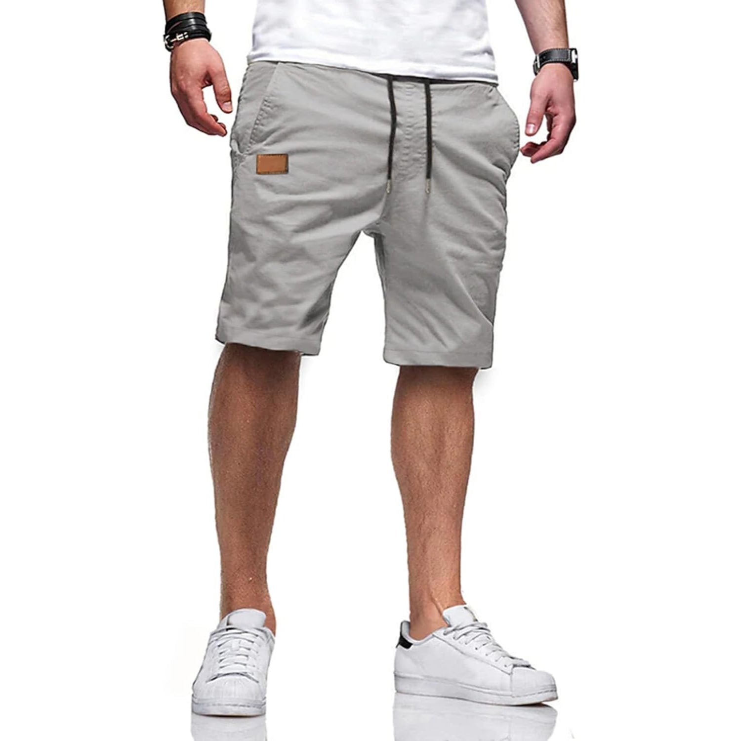 Casual Drawstring Summer Chino-Waves And Trunks