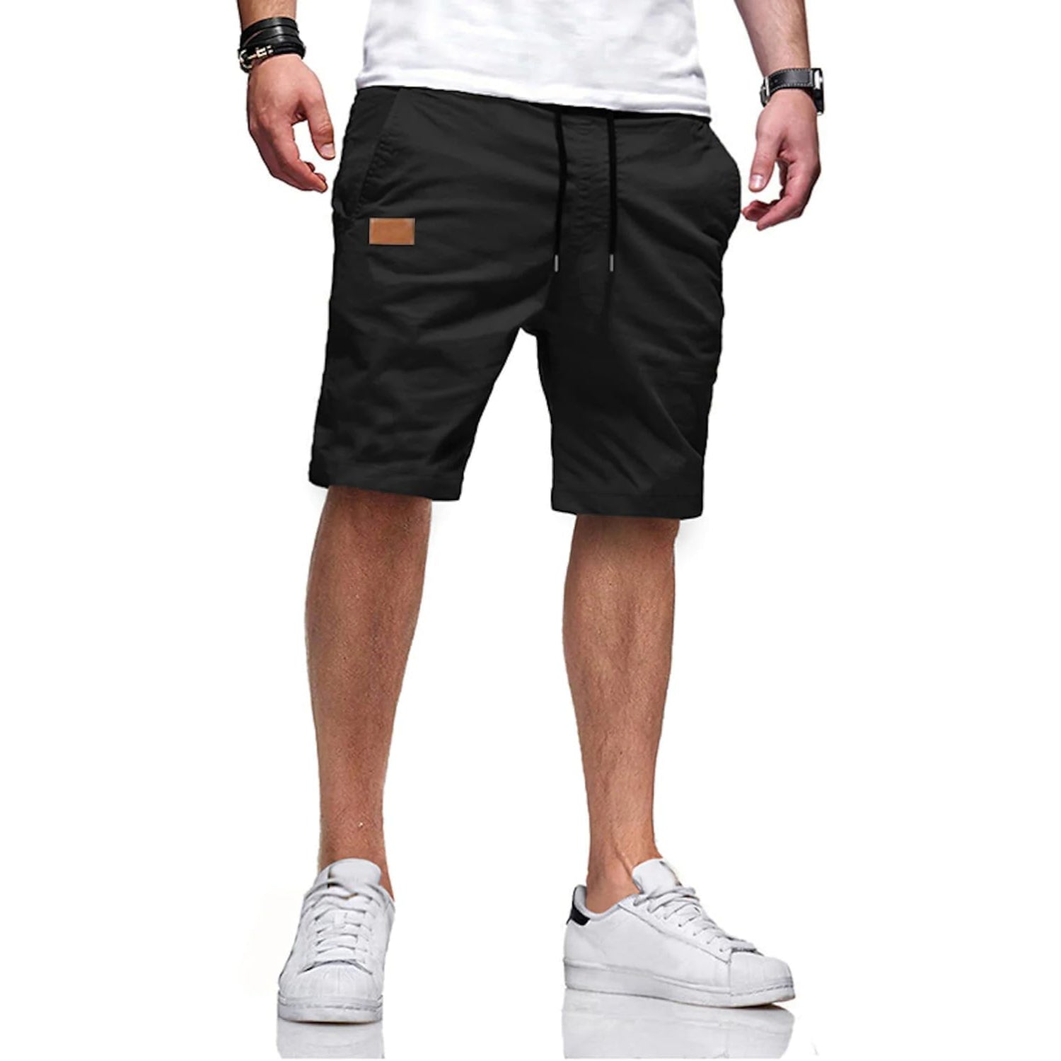 Casual Drawstring Summer Chino-Waves And Trunks