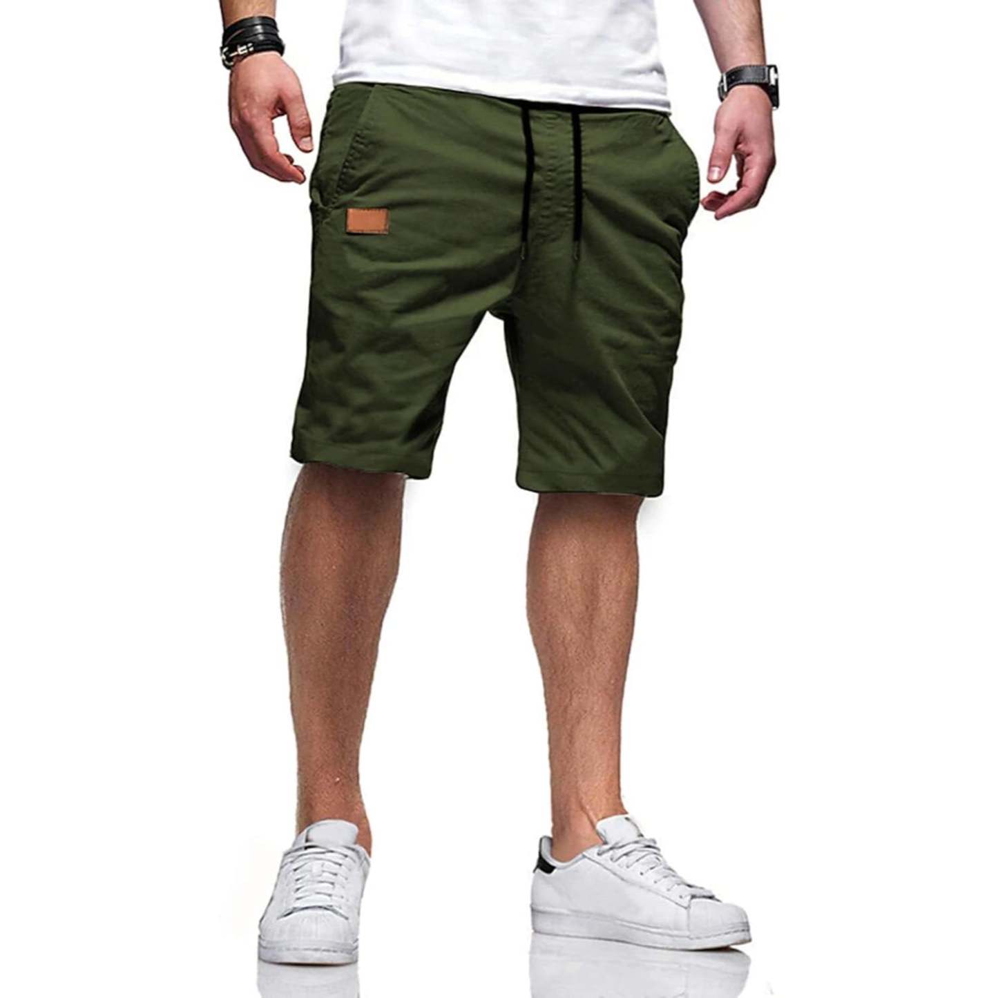 Casual Drawstring Summer Shorts-Waves And Trunks