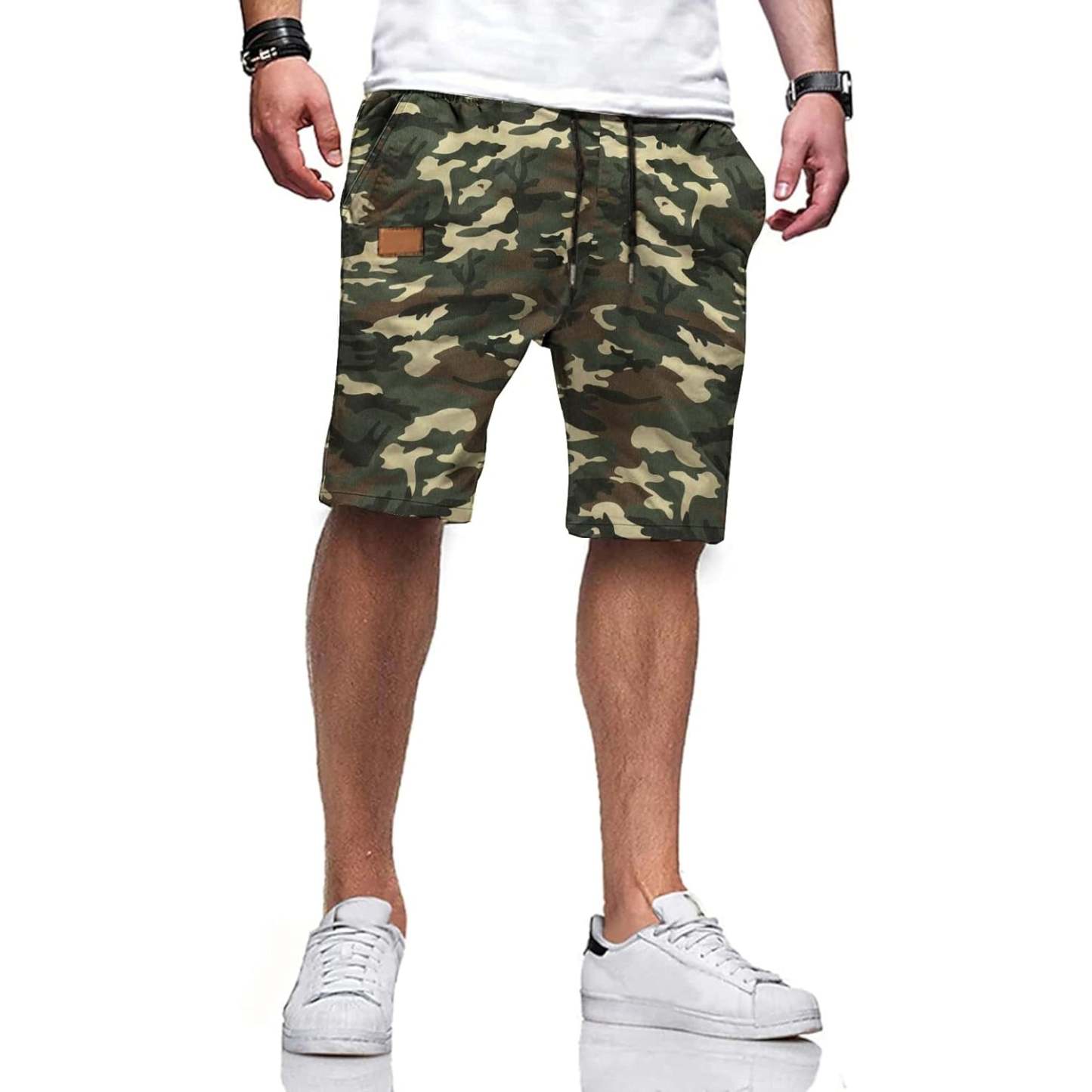 Casual Drawstring Summer Shorts-Waves And Trunks