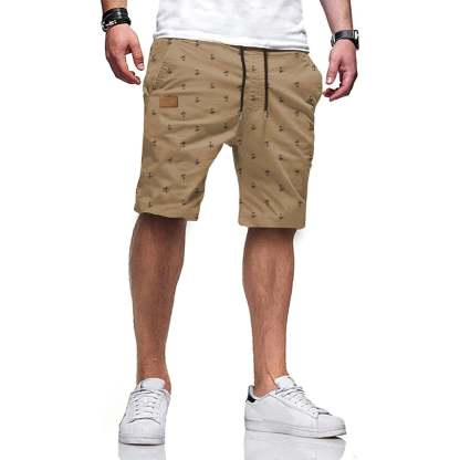 Casual Drawstring Summer Shorts-Waves And Trunks