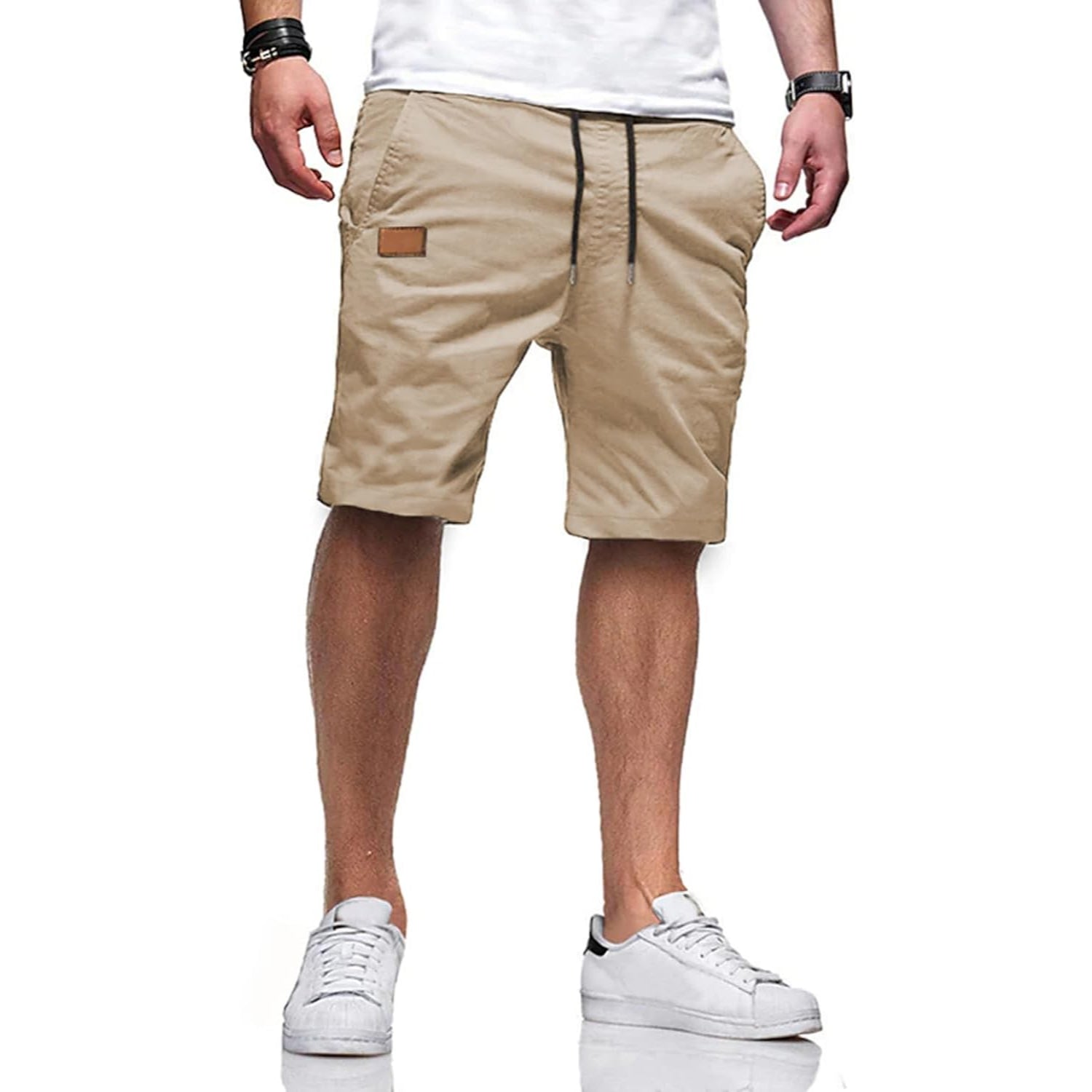 Casual Drawstring Summer Shorts-Waves And Trunks