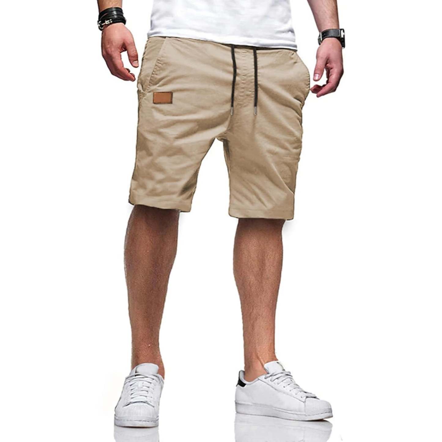 Casual Drawstring Summer Shorts-Waves And Trunks