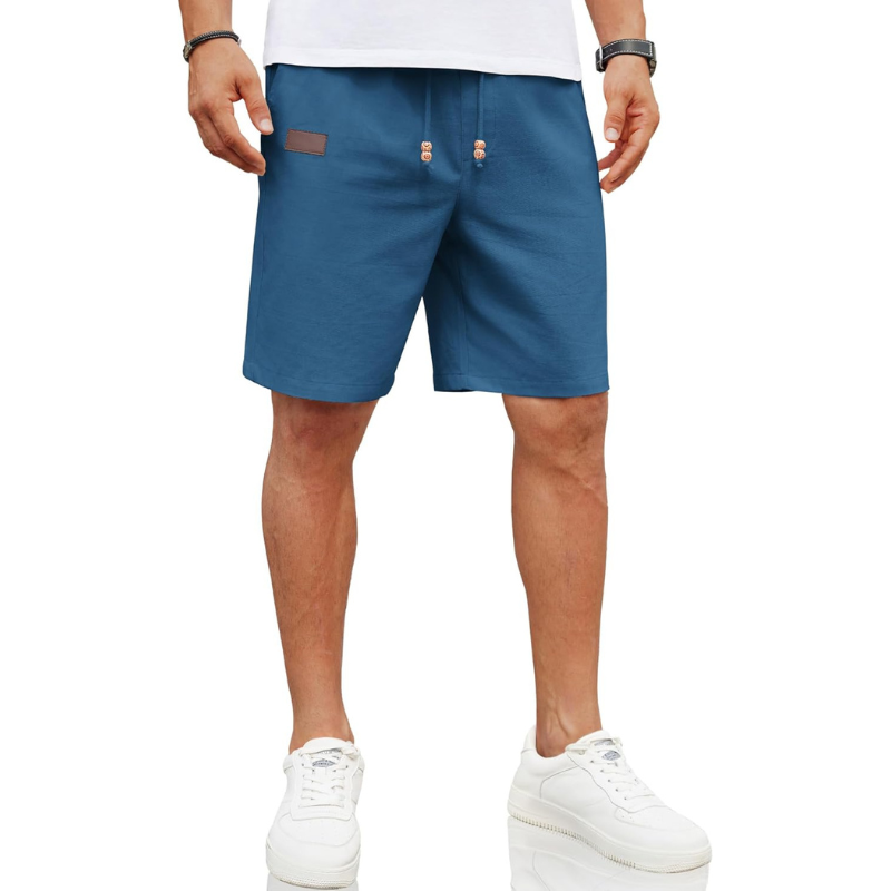 Casual Linen Vacation Shorts – Lightweight and Summer Essential-Waves And Trunks