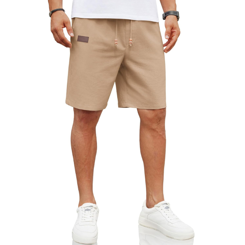 Casual Linen Vacation Shorts – Lightweight and Summer Essential-Waves And Trunks