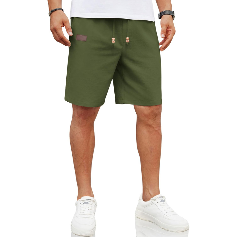 Casual Linen Vacation Shorts – Lightweight and Summer Essential-Waves And Trunks