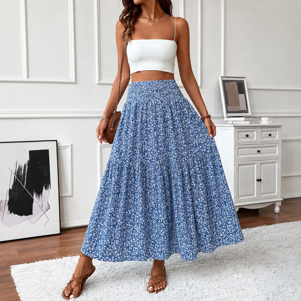 Casual Long A Line Fashion Skirt For Women