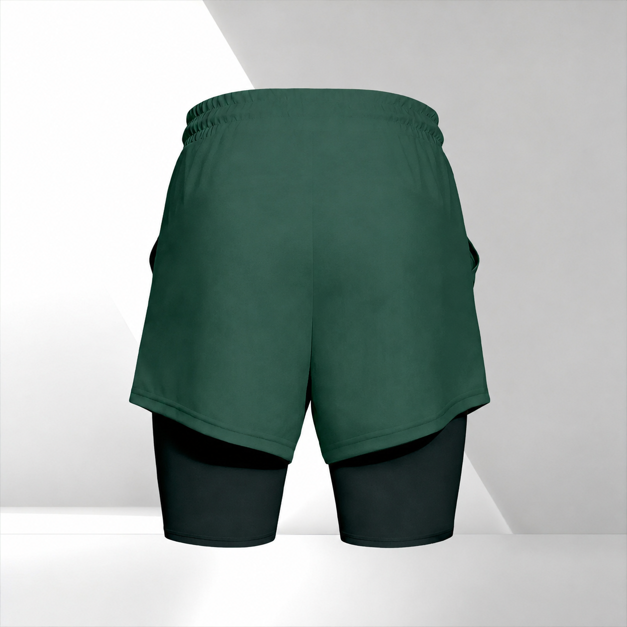 Mexican Emblem Print Drawstring Casual Sport Shorts For Men