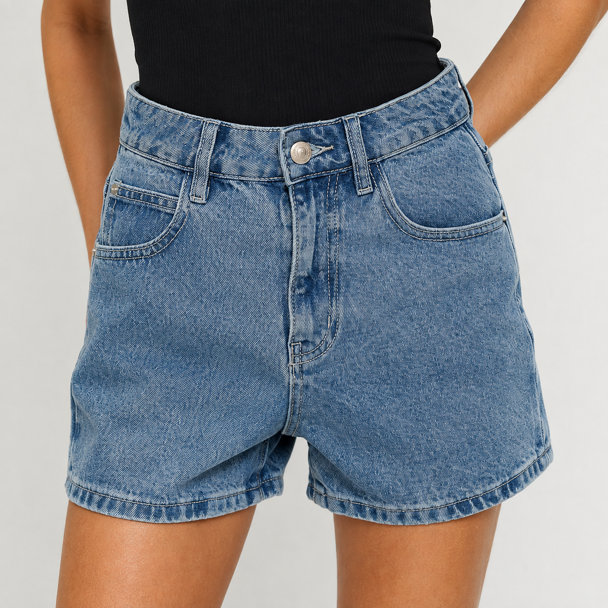 Tropicana Inspired Denim Shorts For Women