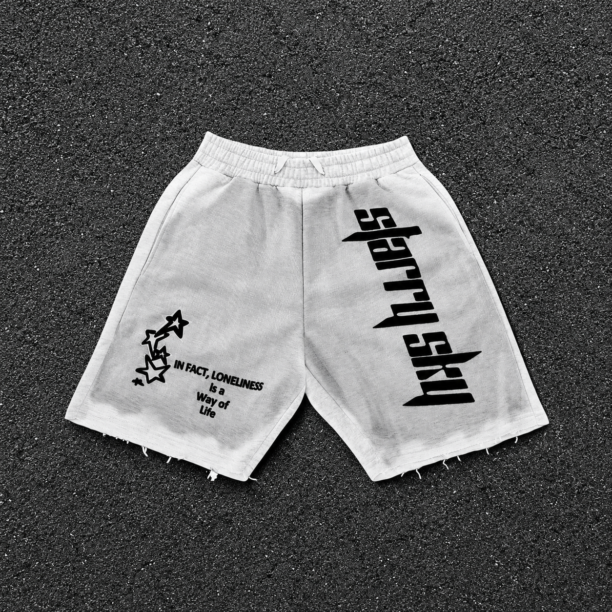 Casual Drawstring Letter Print Shorts For Summer Daily Wear For Men