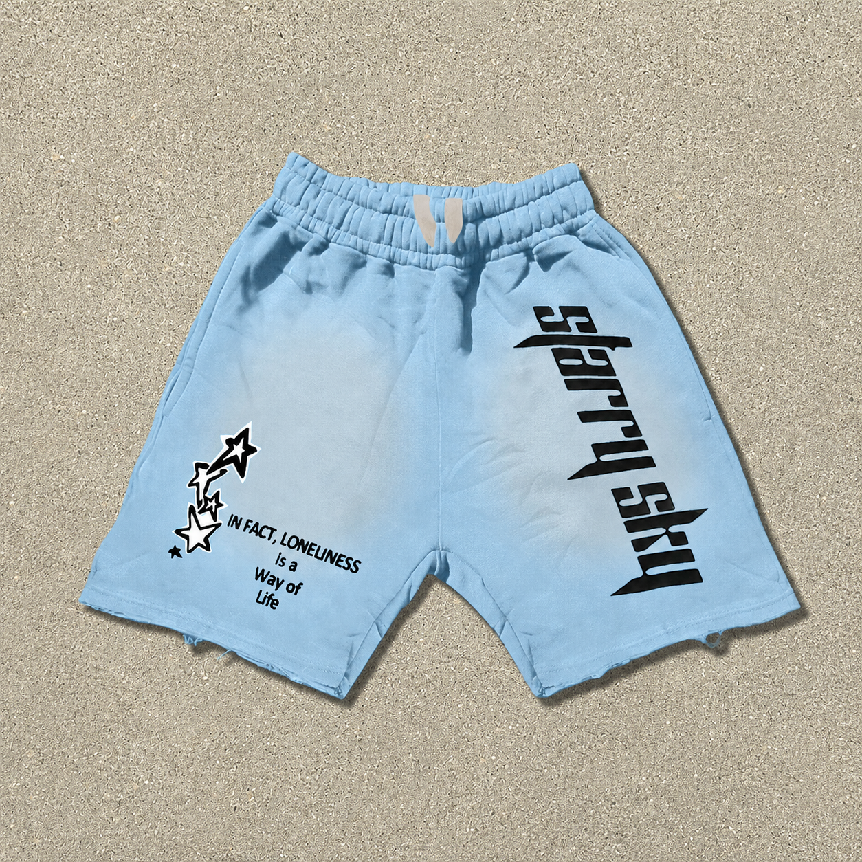 Casual Drawstring Letter Print Shorts For Summer Daily Wear For Men
