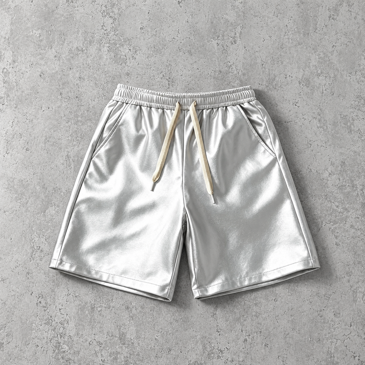 Casual Drawstring Shorts with Fitted Streetwear Design for Men