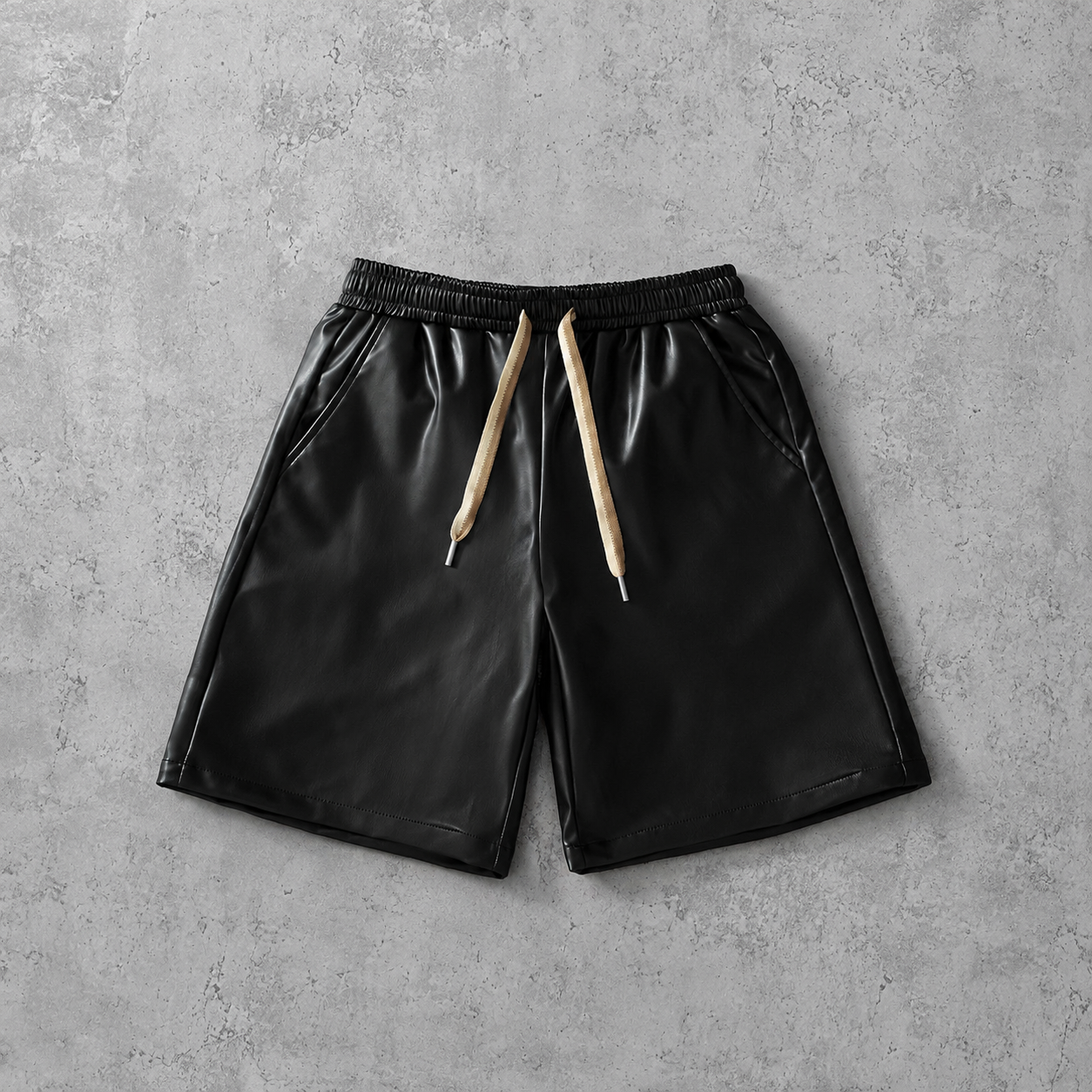 Casual Drawstring Shorts with Fitted Streetwear Design for Men