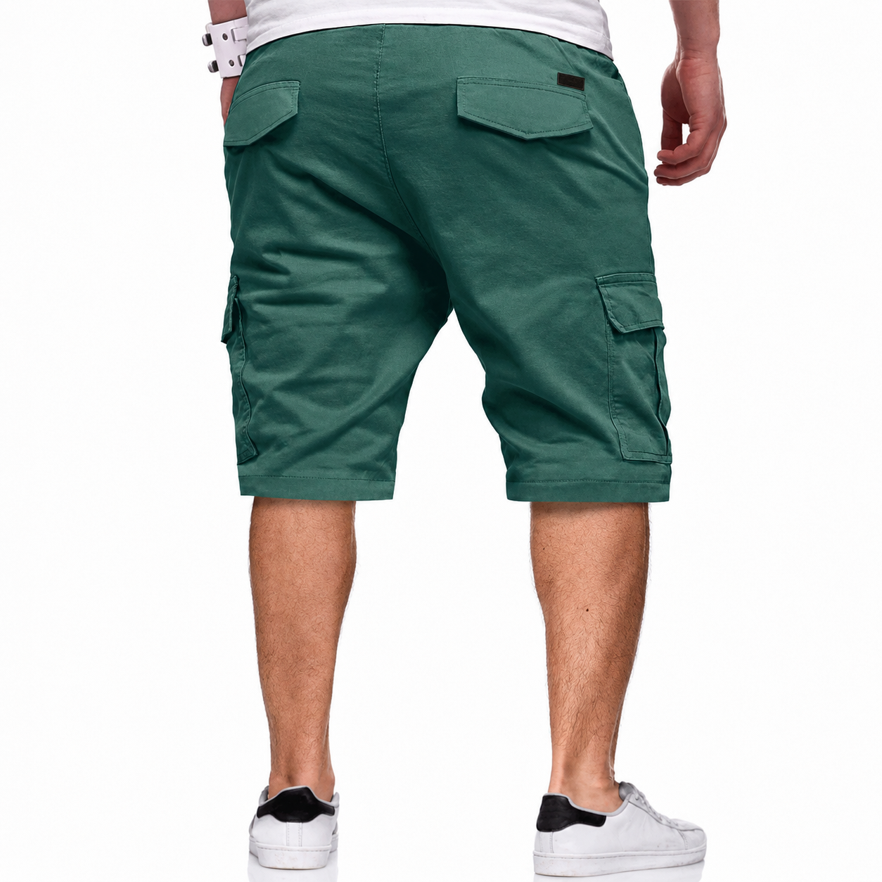 Summer Casual Cargo Shorts With Drawstring For Men