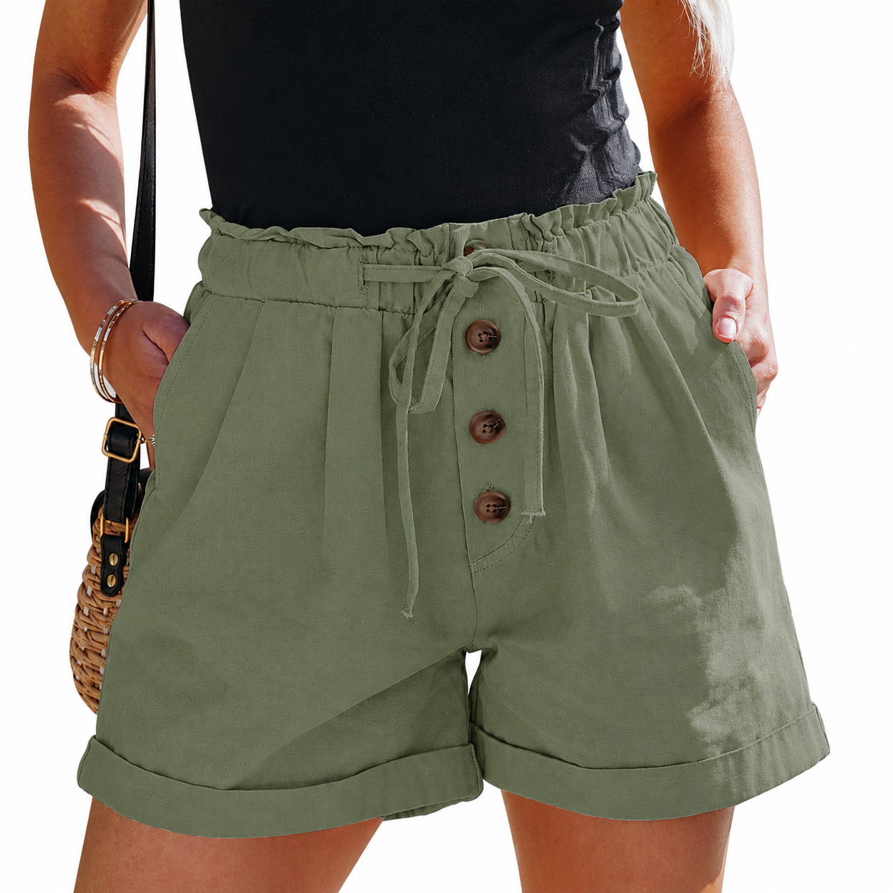 Comfy Drawstring Summer Shorts For Women