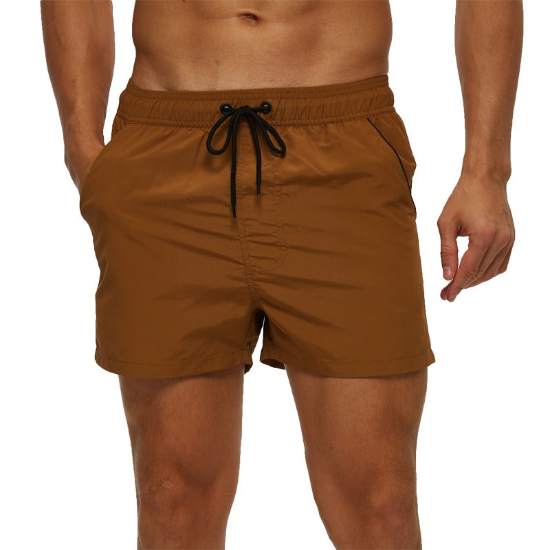 Men's Chestnut Swim Trunks Shorts-Waves And Trunks