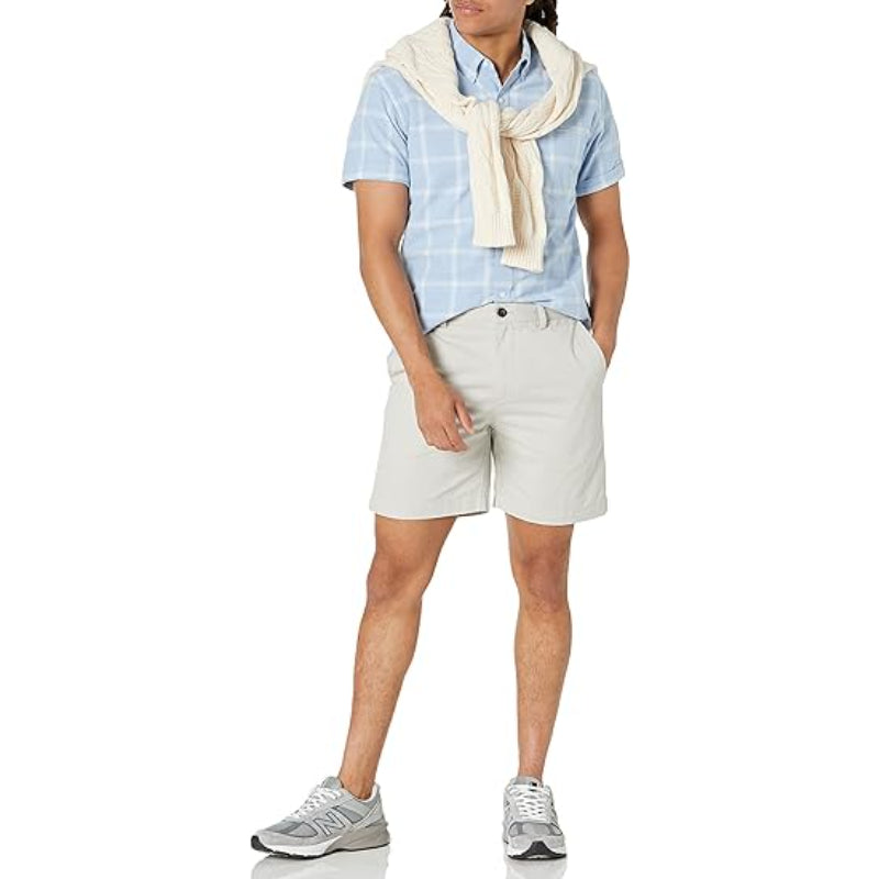 Chino Shorts With Slant Pockets-Waves And Trunks