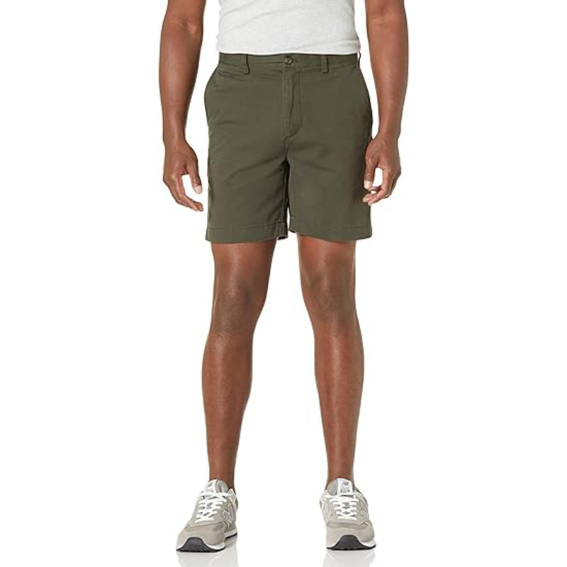 Chino Shorts With Slant Pockets-Waves And Trunks
