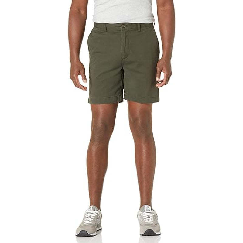 Chino Shorts With Slant Pockets-Waves And Trunks