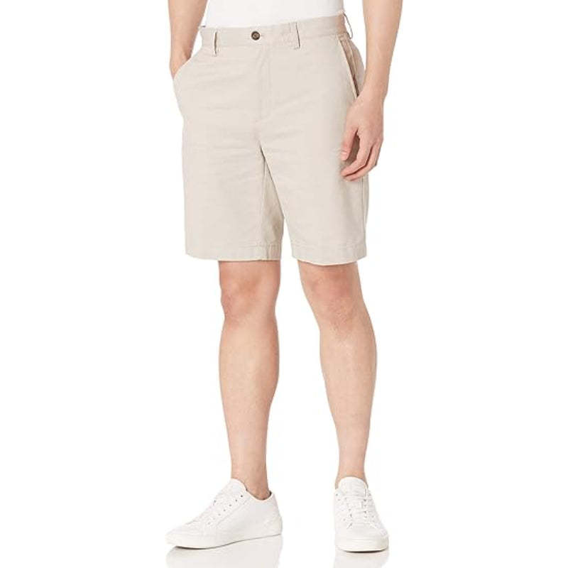 Chino Shorts With Zip Fly And Buttons-Waves And Trunks