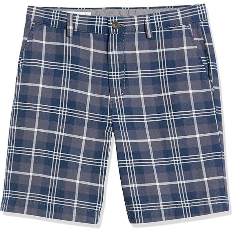 Chino Shorts With Zip Fly And Buttons-Waves And Trunks