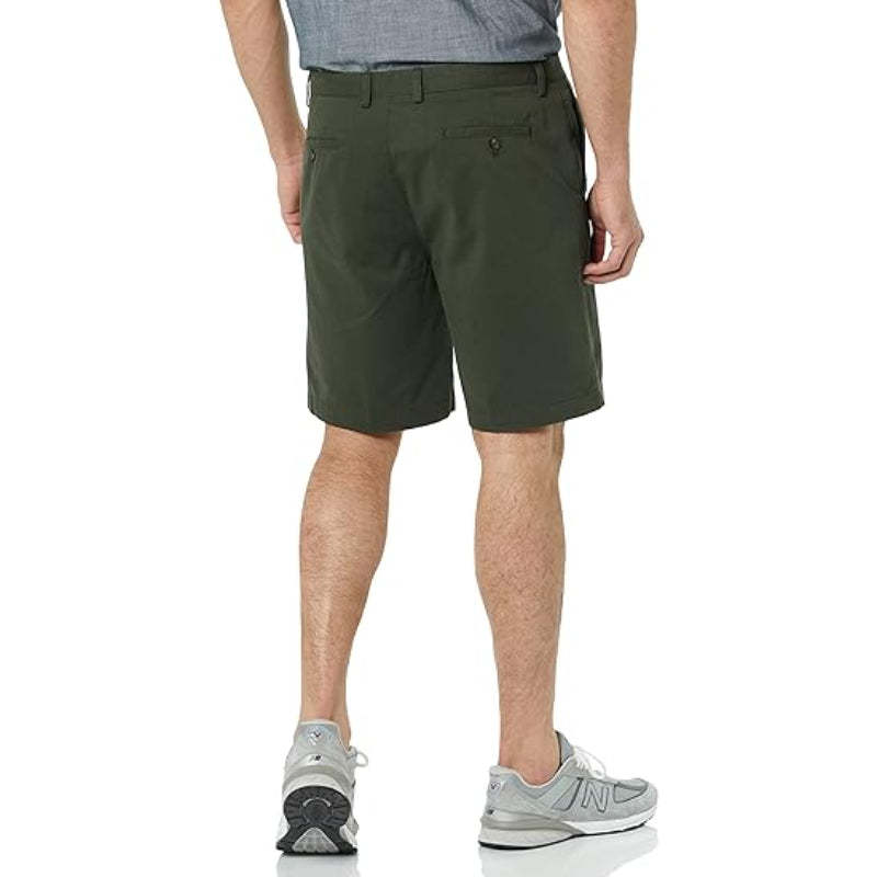 Chino Shorts With Zip Fly And Buttons-Waves And Trunks