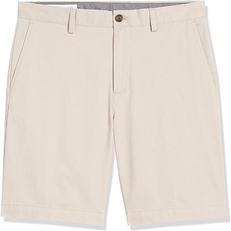 Chino Shorts With Zip Fly And Buttons-Waves And Trunks