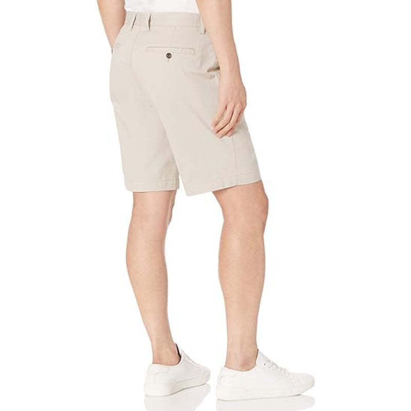 Chino Shorts With Zip Fly And Buttons-Waves And Trunks