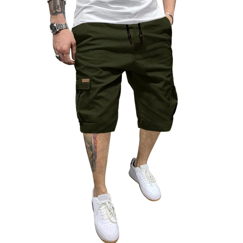 Classic Cargo Drawstring Shorts – Everyday Comfort-Waves And Trunks
