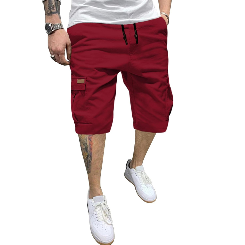 Classic Cargo Drawstring Shorts – Everyday Comfort-Waves And Trunks