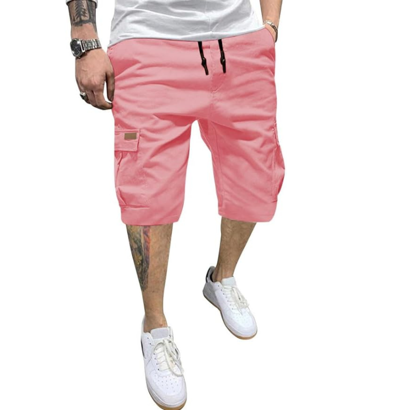 Classic Cargo Drawstring Shorts – Everyday Comfort and Functionality-Waves And Trunks