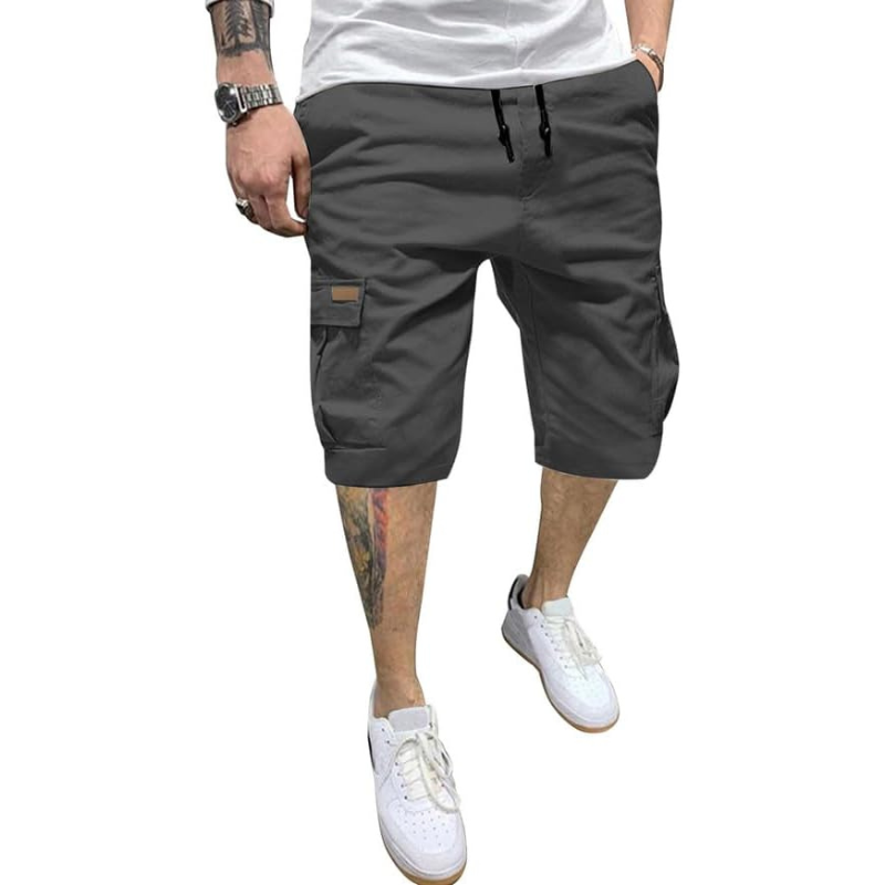 Classic Cargo Drawstring Shorts – Everyday Comfort and Functionality-Waves And Trunks