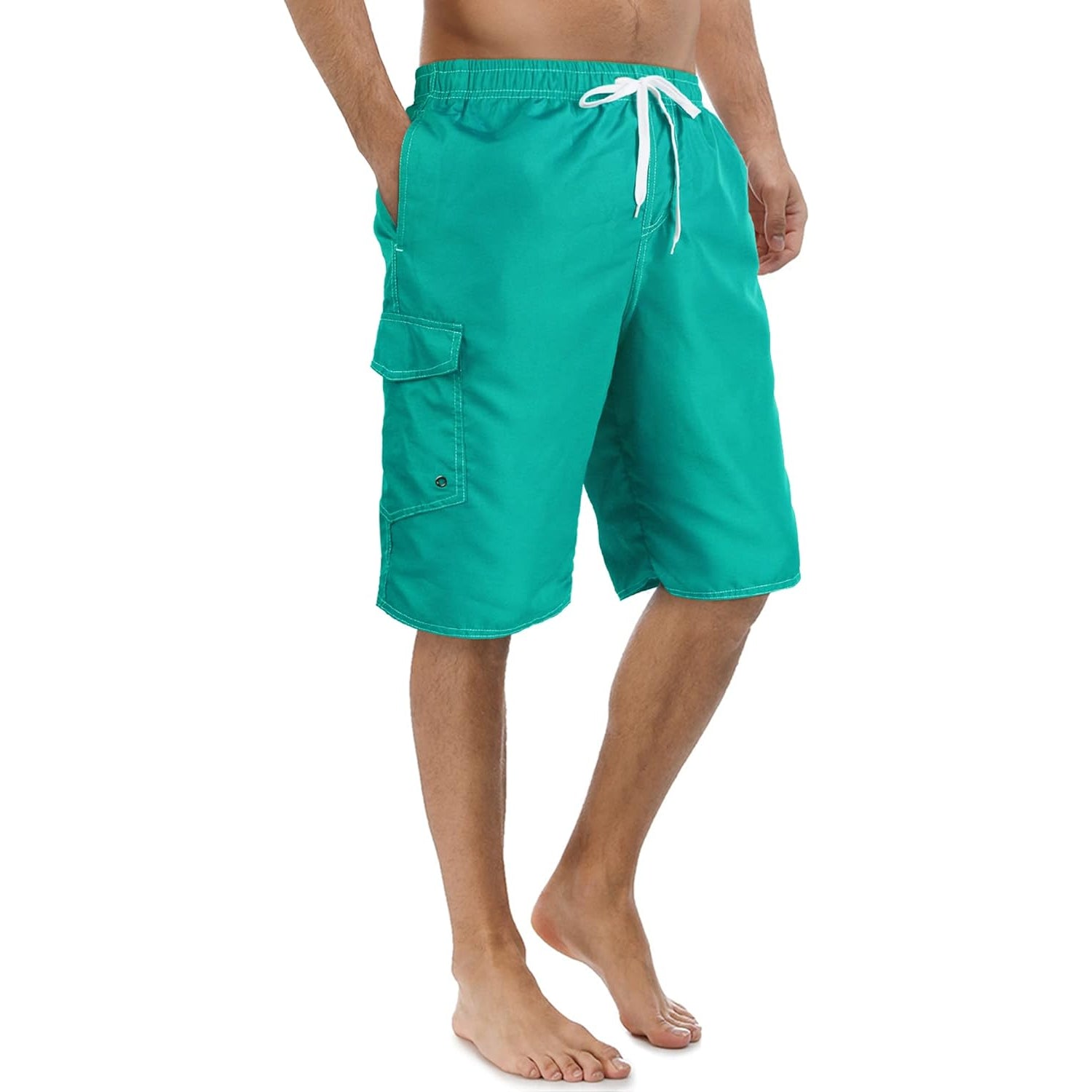 Classic Mesh Lined Nylon Swim Trunks-Waves And Trunks