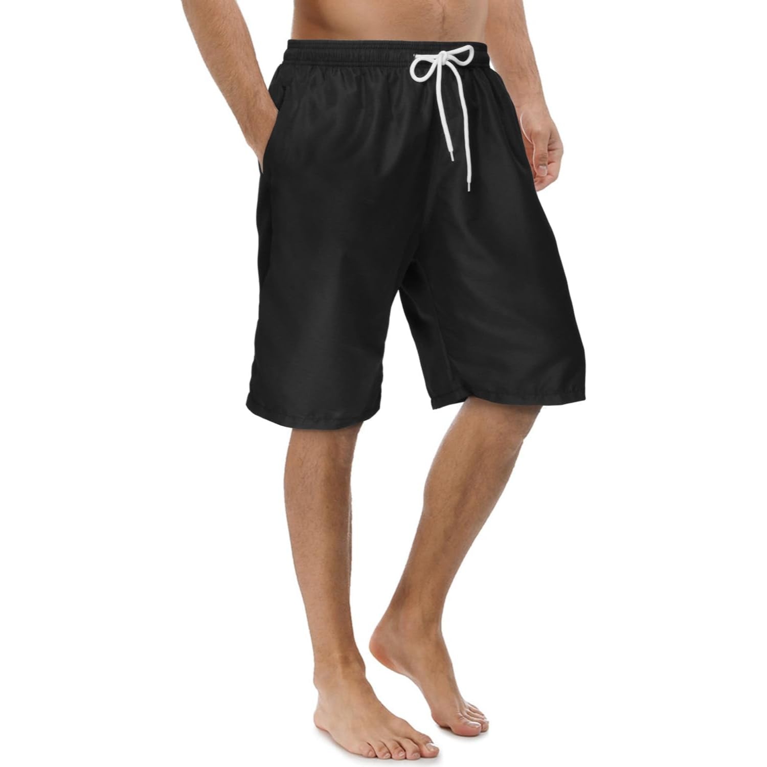 Classic Mesh Lined Nylon Swim Trunks-Waves And Trunks