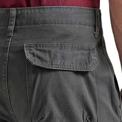 Comfy Cargo Short With Flap Pockets-Waves And Trunks