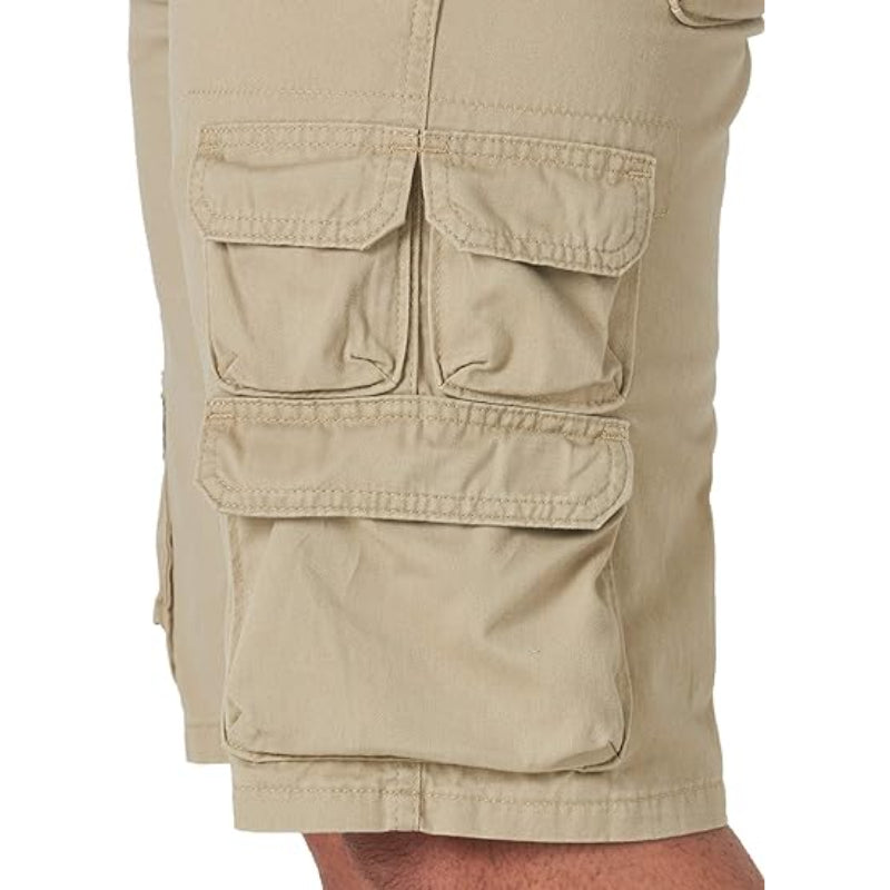 Comfy Cargo Shorts With Flap Pockets-Waves And Trunks