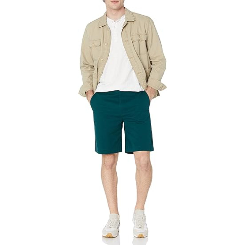 Comfy Chino Shorts With Front Slant Pockets-Waves And Trunks