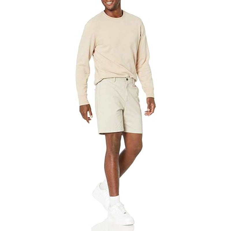 Comfy Light Chino Shorts With Slant Pockets-Waves And Trunks
