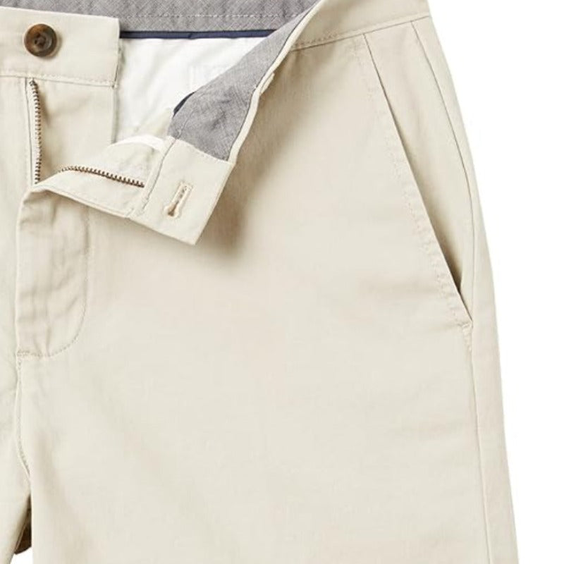 Comfy Light Chino Shorts With Slant Pockets-Waves And Trunks