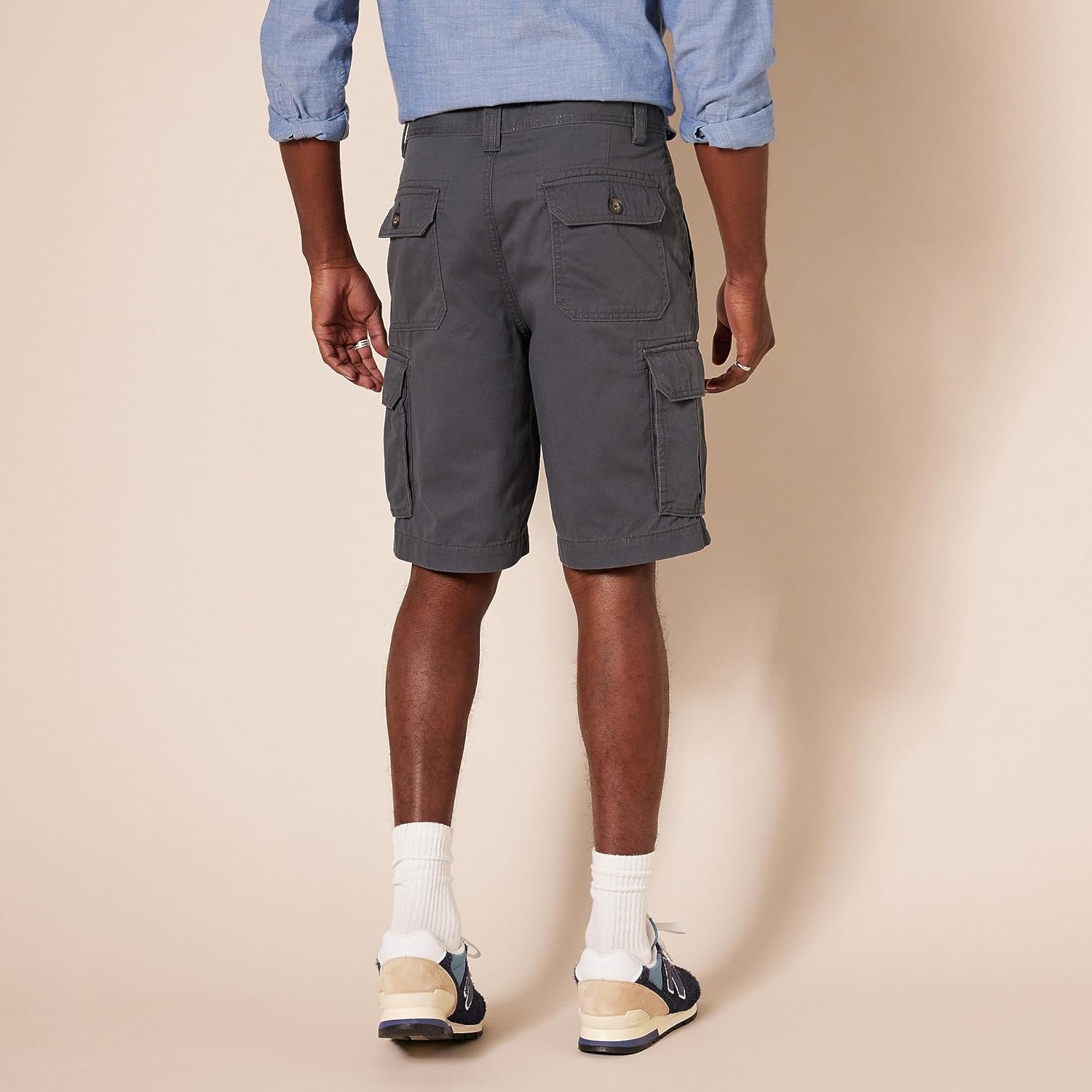 Cotton Twill Cargo Shorts-Waves And Trunks