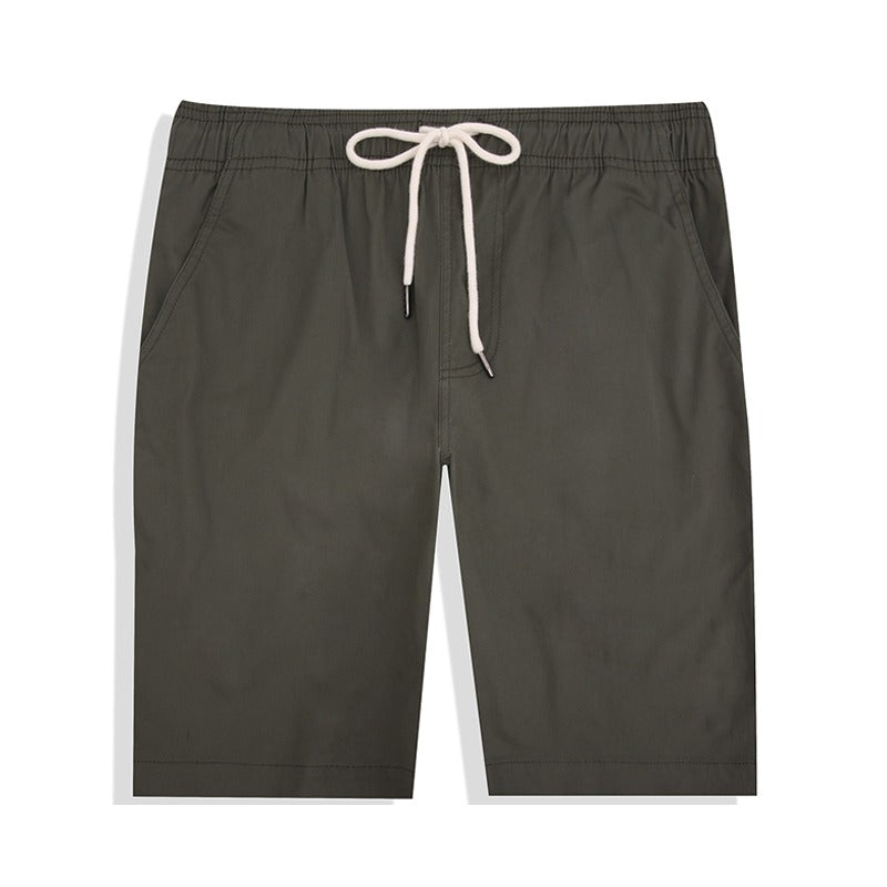Summer Mens Cotton Casual Shorts-Waves And Trunks