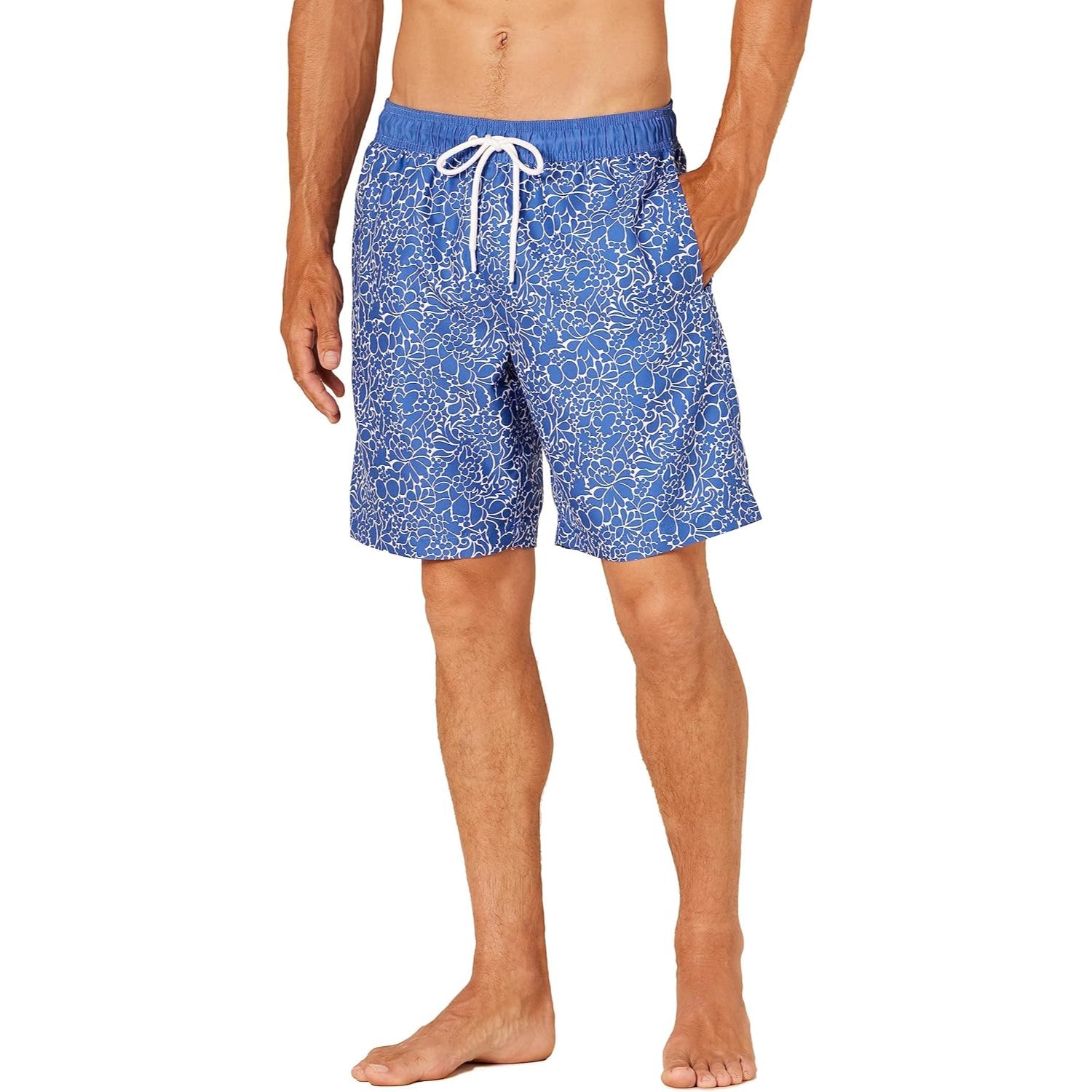 Drawstring Swim Trunk-Waves And Trunks