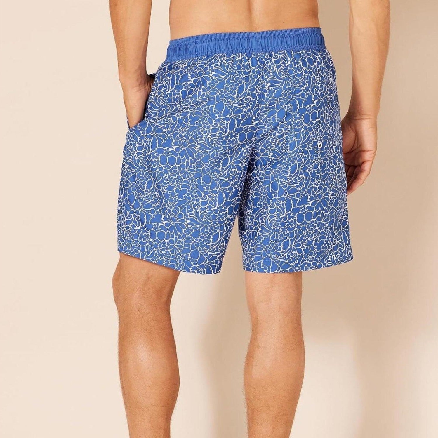 Drawstring Swim Trunk-Waves And Trunks